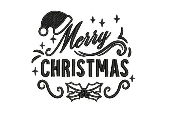 Merry Christmas Typography: A Stitch Design Review