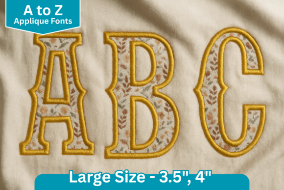 Reviewing Vintage Serif Applique Embroidery Font