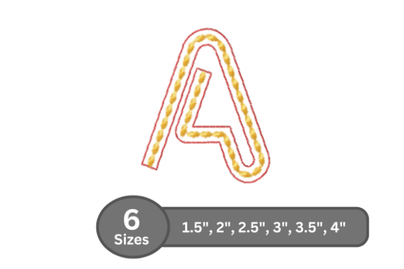 Rope Twist Alphabet -a: Sweatshirt Design Review