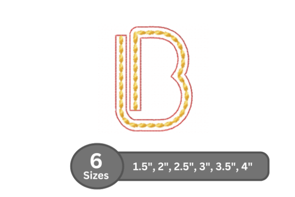 Rope Twist Alphabet -B: Craft Fair Review