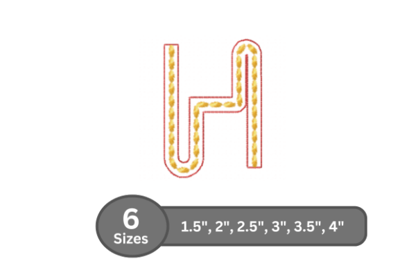 Rope Twist Alphabet H: A Holiday Embroidery Review