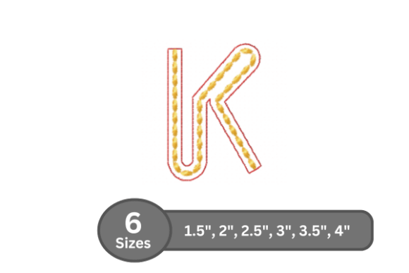 Rope Twist Alphabet -K: Boutique Apparel Review