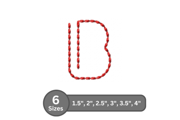 Soft Cord Alphabet -B: Holiday Embroidery Review