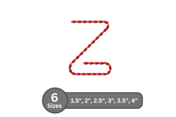 Soft Cord Alphabet -Z: Holiday Embroidery Review