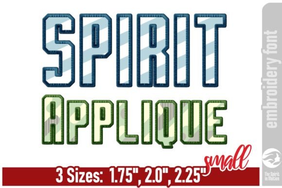 Spirit Applique Embroidery Font: Small Review