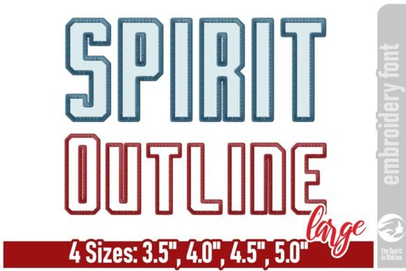 Spirit Outline Embroidery Font Review