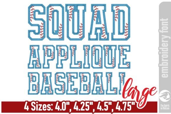 Squad Applique Baseball Font: A Business Review